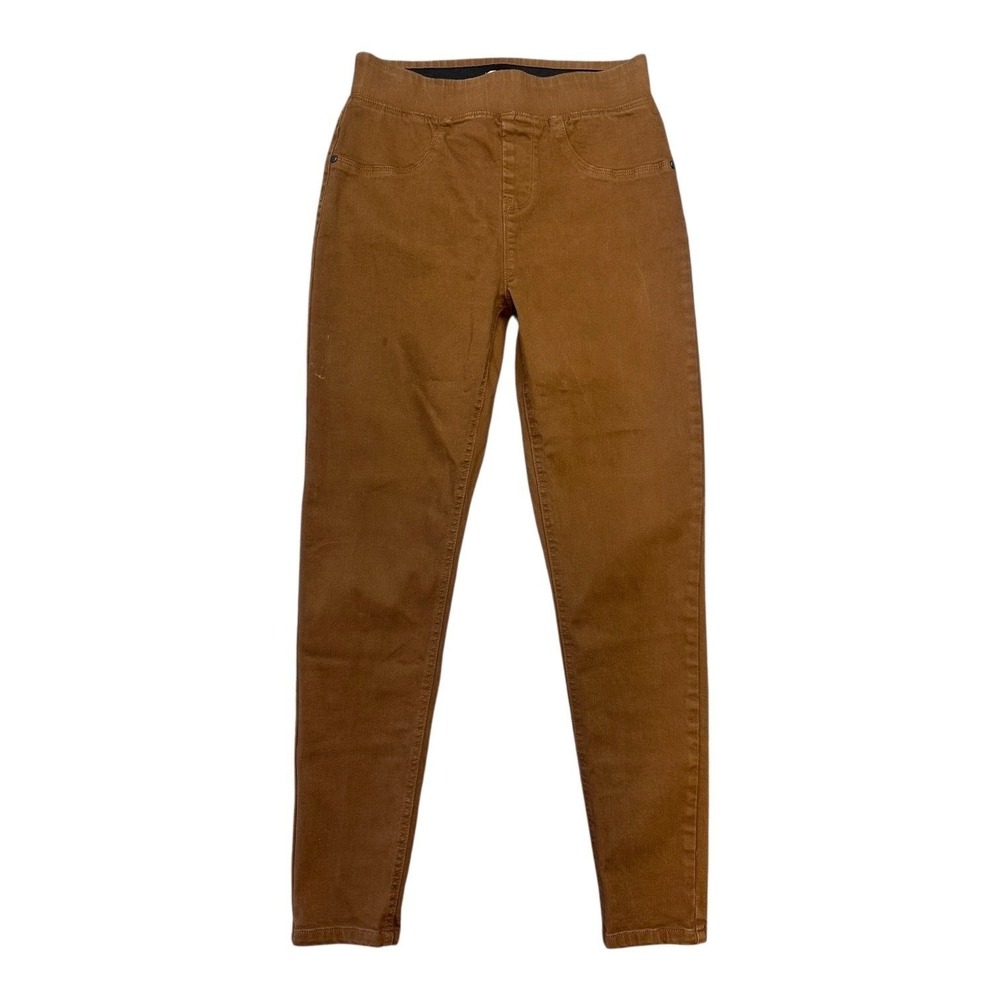 Reba‎ Women's Size 6 Brown Pull On Skinny Pants Stretch Denim Jeans